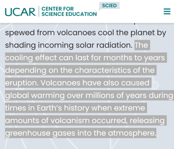 Volcanoes Influence Climate