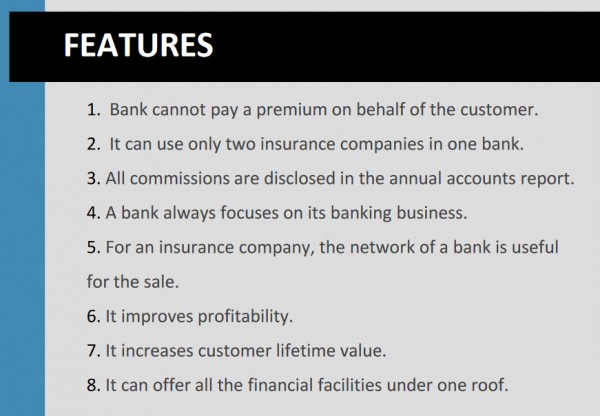 Benefits and Features of Bancassurance